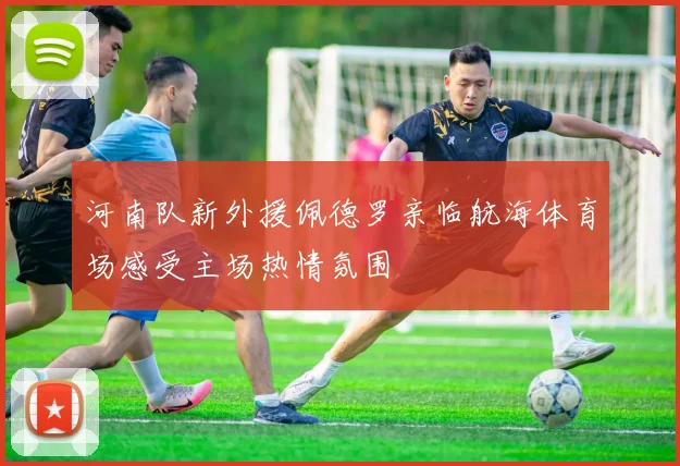 河南队新外援佩德罗亲临航海体育场感受主场热情氛围